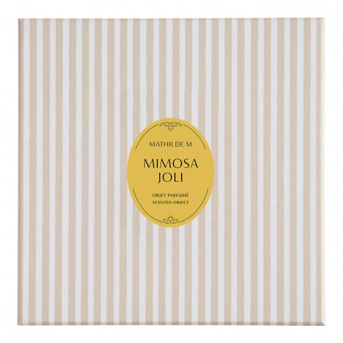 Corona floreale Colomba profumata - Mimosa Joli