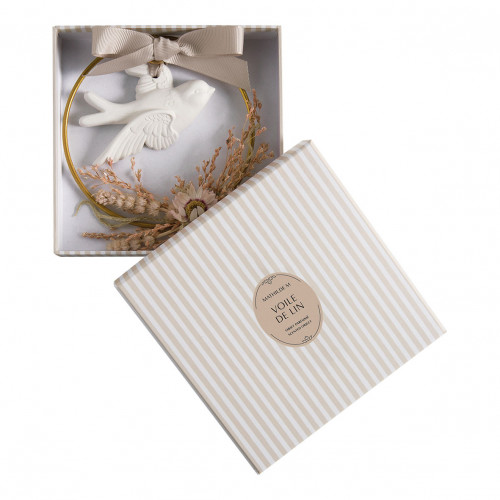 Corona floral Paloma perfumada - Voile de Lin