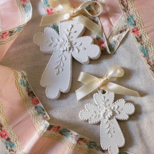 Decoración perfumada Cruz - Modelo pequeño - Fleur d'Oranger