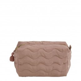 Rectangular Capucine toiletry bag in old rose - Small size