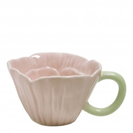 Tasse à thé Tulipe en grès