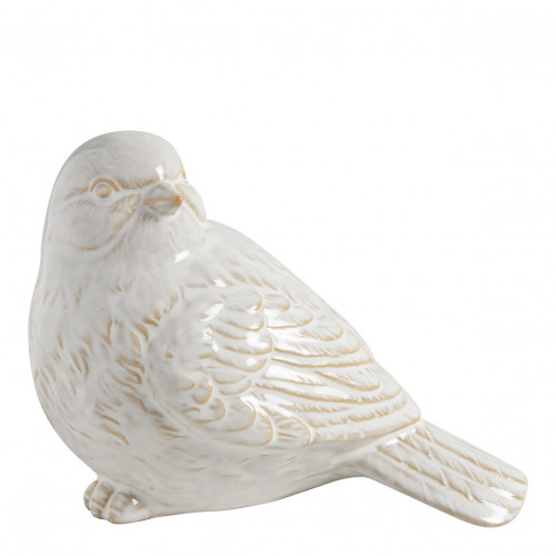 Decoración de pájaro en gres para colocar