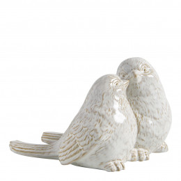 Decoración de mesa Pájaros Enamorados de gres