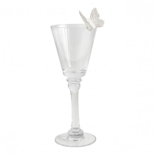 Ceramic Butterfly Wine Glass Decoration