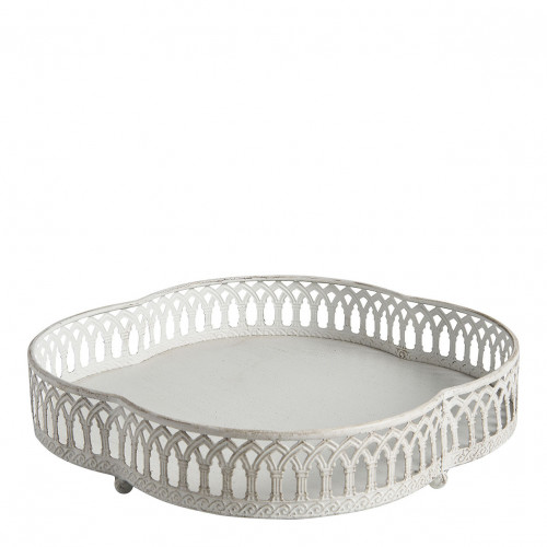 Set de 2 bandejas Idylle de metal