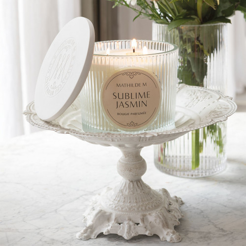 Idylle Round Metal Footed Tray