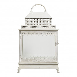 Farol Marie de metal - H. 56 cm