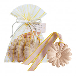 Saquito de 3 decoraciones perfumadas Bain de Soleil - Perle de Coco