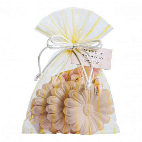 Pouch of 3 scented decorations Bain de Soleil - Perle de Coco Pouch of 3 scented decorations Bain de Soleil - Perle de Coco