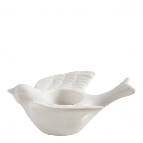 Candelabro Mésange de bizcocho de cerámica - Modelo grande