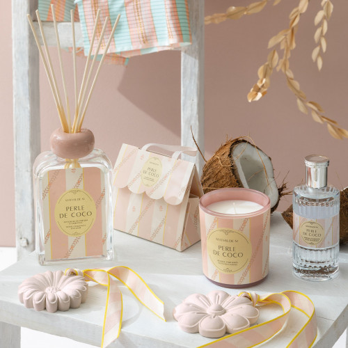 Decoración perfumada Margarita Bain de Soleil - Modelo grande - Perle de Coco