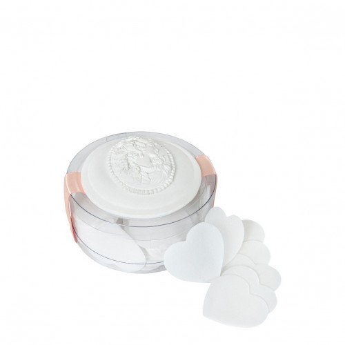 Caixa de folhas de sabonete perfumado Pequenos Corações Marquesa - Jasmim
