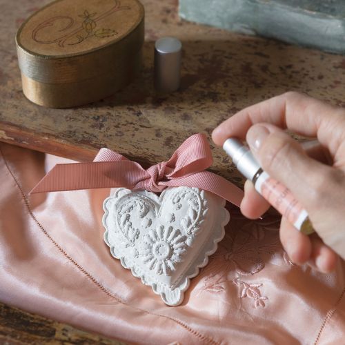 Decorazione profumata Cuore Trapuntato - Modello grande - Marchesa