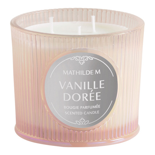 Bougie parfumée Les Intemporelles en Fête 400 g - Vanille Dorée Bougie parfumée Les Intemporelles en Fête 400 g - Vanille Dorée