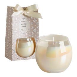 Bougie parfumée Fête Nacrée 170 g - Musc Irisé