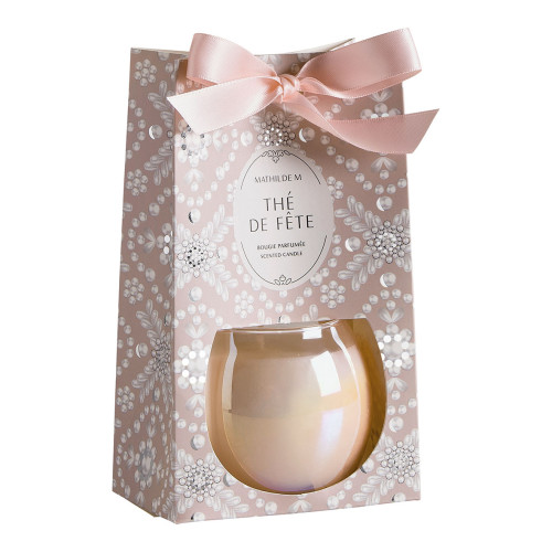 Bougie parfumée Fête Nacrée 170 g - Thé de Fête