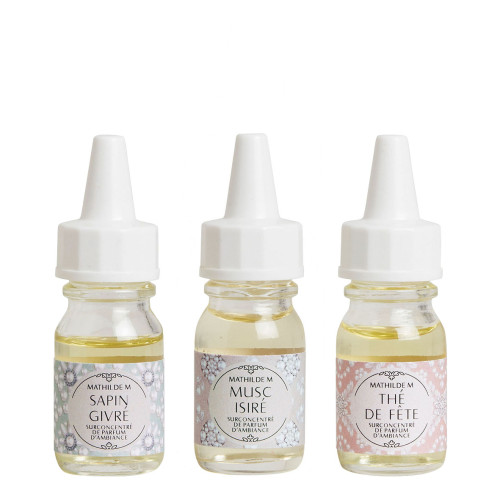 Cofre de 3 superconcentrados de perfume de ambiente Fête Nacrée 10 ml