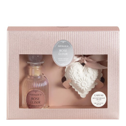 Coffret Diffuseur de parfum d'ambiance Les Intemporelles en Fête - Rose Élixir