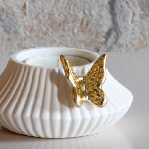 Cofre candelero Mariposa y 6 velas perfumadas - Voile de Lin