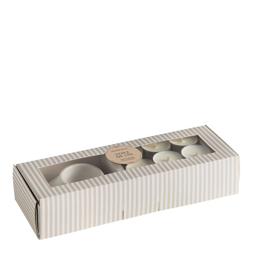 Cofanetto portacandele Farfalla e 6 candele profumate - Voile de Lin