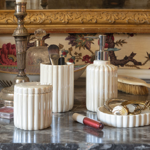 Verre de salle de bain Éclat Nacré en céramique