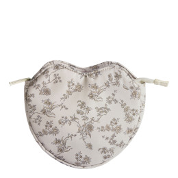 Pochette Cœur en tissu Sublime Jasmin