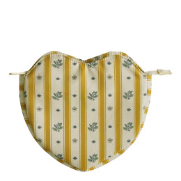 Fleur d'Oranger Heart fabric pouch