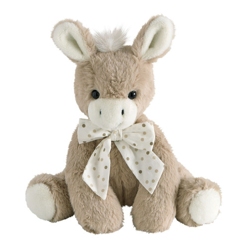 Peluche Âne brun