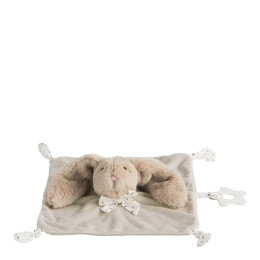 Toudoux Lapin beige avec anneau de dentition