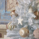 Set of 3 Fancy Glass Christmas Ornaments