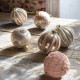 Set of 3 Fancy Glass Christmas Ornaments
