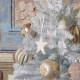 Set of 3 hanging glass Angel ornaments