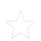 Estrela luminosa em metal - Modelo pequeno - A. 50 cm