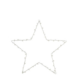 Étoile lumineuse en métal - Petit modèle - H. 50 cm