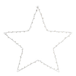 Étoile lumineuse en métal - Grand modèle - H. 70 cm