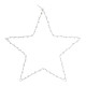 Estrela luminosa em metal - Modelo grande - A. 70 cm