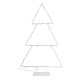 Sapin lumineux en métal - Grand modèle - H. 80 cm