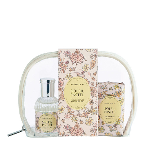 Bolsa de Beleza água-de-colónia 30 ml e sabonete Cachemire Exquis - Soleil Pastel
