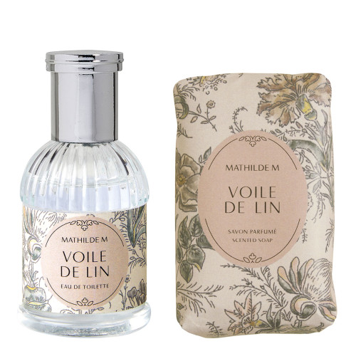 Trousse Beauté eau de toilette 30 ml et savon Cachemire Exquis - Voile de Lin Trousse Beauté eau de toilette 30 ml et savon Cachemire Exquis - Voile de Lin