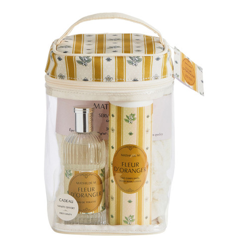 Neceser de Belleza eau de toilette 100 ml y leche corporal Divina 250 ml - Fleur d'Oranger