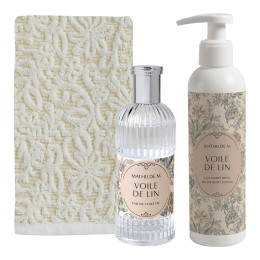 Vanity Beauté eau de toilette 100 ml et lait corps Divin 250 ml - Voile de Lin