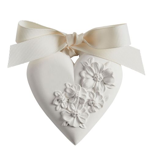 Décor parfumé Cœur Fleuri - Grand modèle - Bois de Cachemire