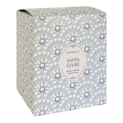 Scented Candle Christmas Ball Fête Nacrée 210 g - Sapin Givré Scented Candle Christmas Ball Fête Nacrée 210 g - Sapin Givré