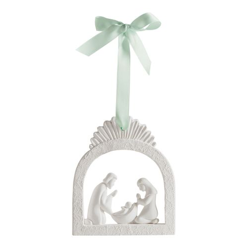 Crèche de Noël parfumée Fête Nacrée - Sapin Givré