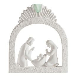 Crèche de Noël parfumée Fête Nacrée - Sapin Givré