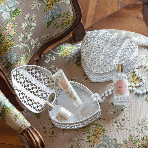 Heart Metal Jewellery Box - Small Size - 14 x 6 cm