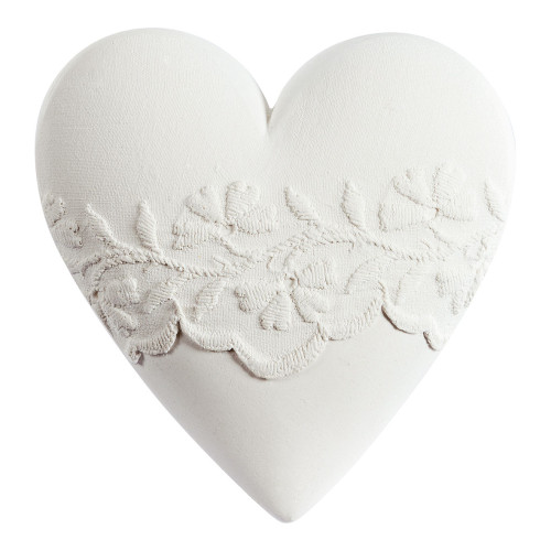 Heart Box and Scented Decoration - Poudre de Riz