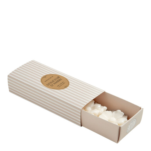 Coffret de 3 adornos fundentes de cera perfumada - Douceur d'Ambre