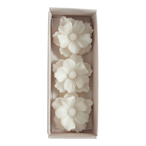 Coffret de 3 décors fondants en cire parfumée - Fleur d'Oranger
