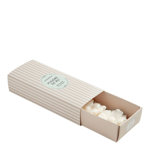 Coffret de 3 adornos fundentes de cera perfumada - Poudre de Riz